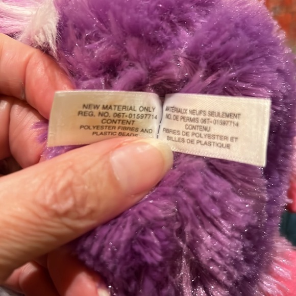 Ty Frizzys Zwippy 9” Plush Stuffed Monster Toy Sparkle Big Eyes - Picture 13 of 16